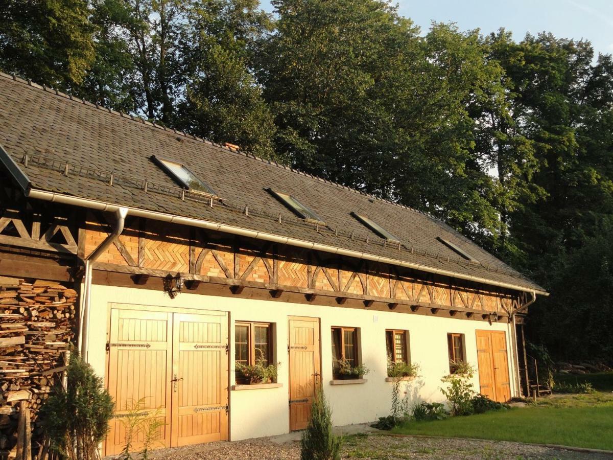 Dom Goscinny Leniuchy Leśna Buitenkant foto